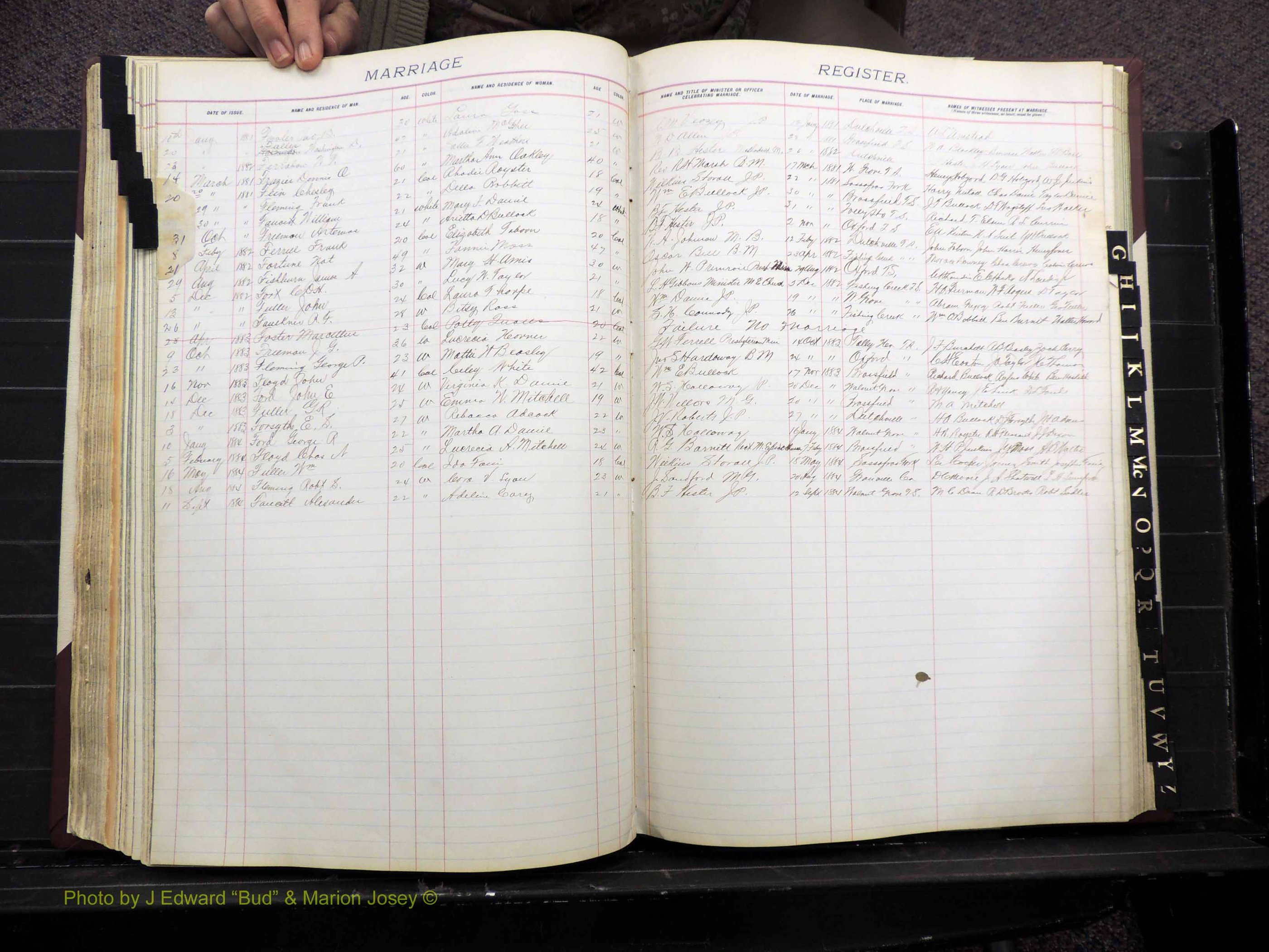 Granville Co, NC, Marriages, 1872-1884 (186).JPG