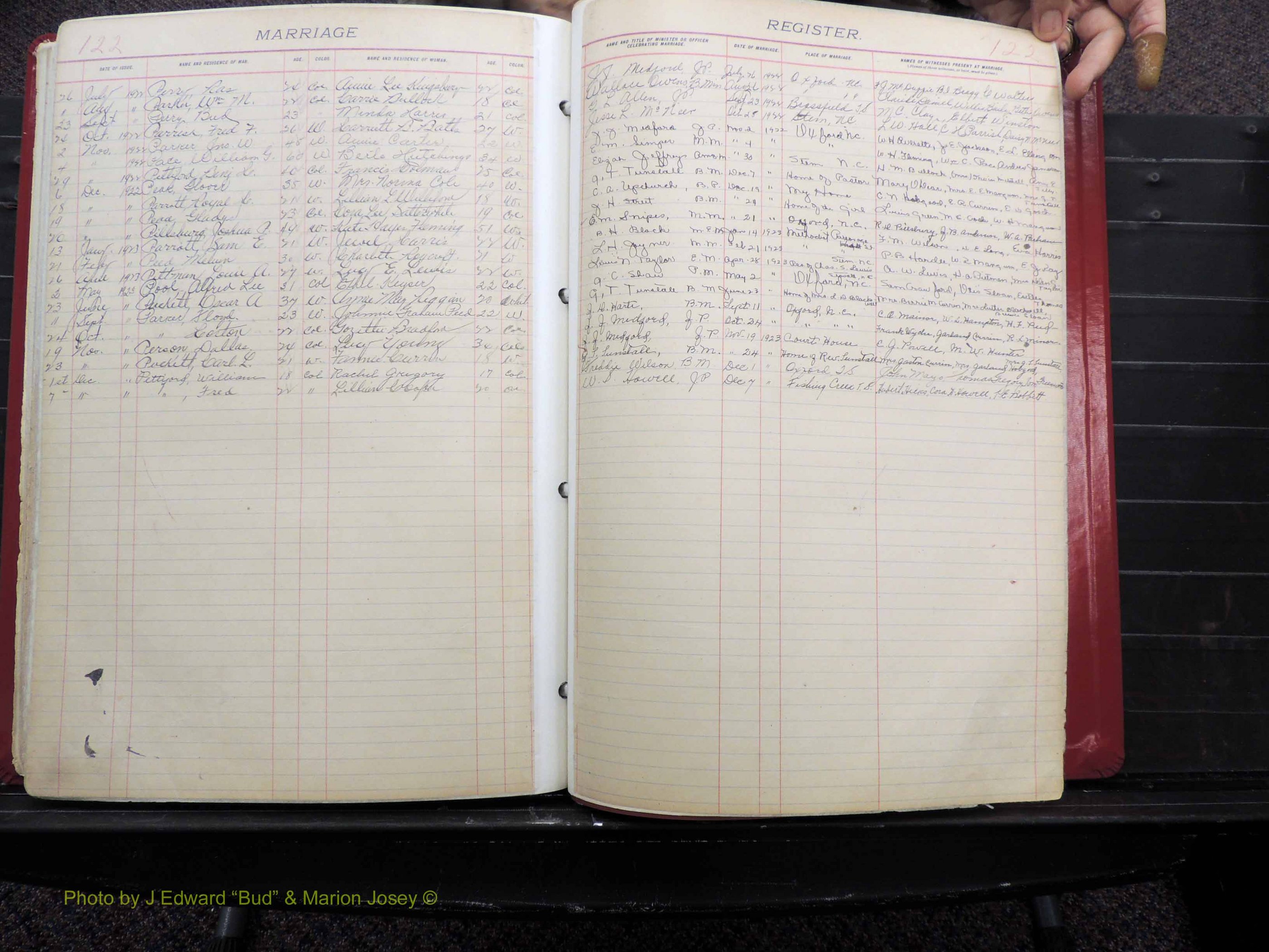 Granville Co, NC, Marriages, 1905-1924 (226).JPG