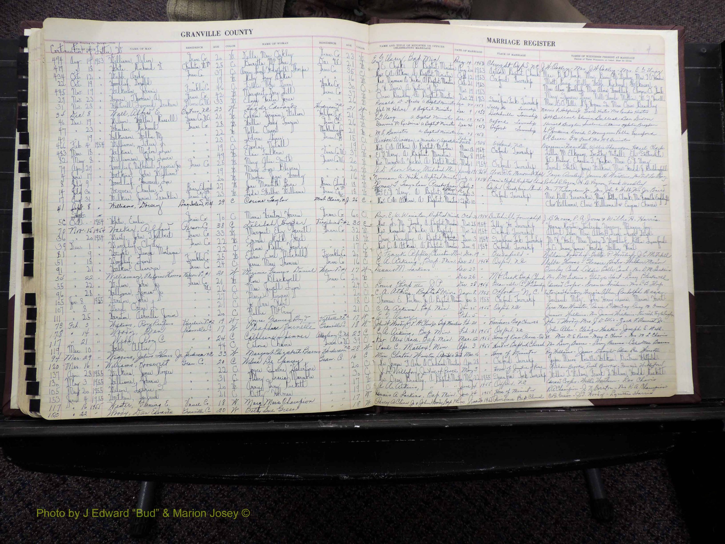 Granville Co, NC, Marriages, 1947-1956 (171).JPG
