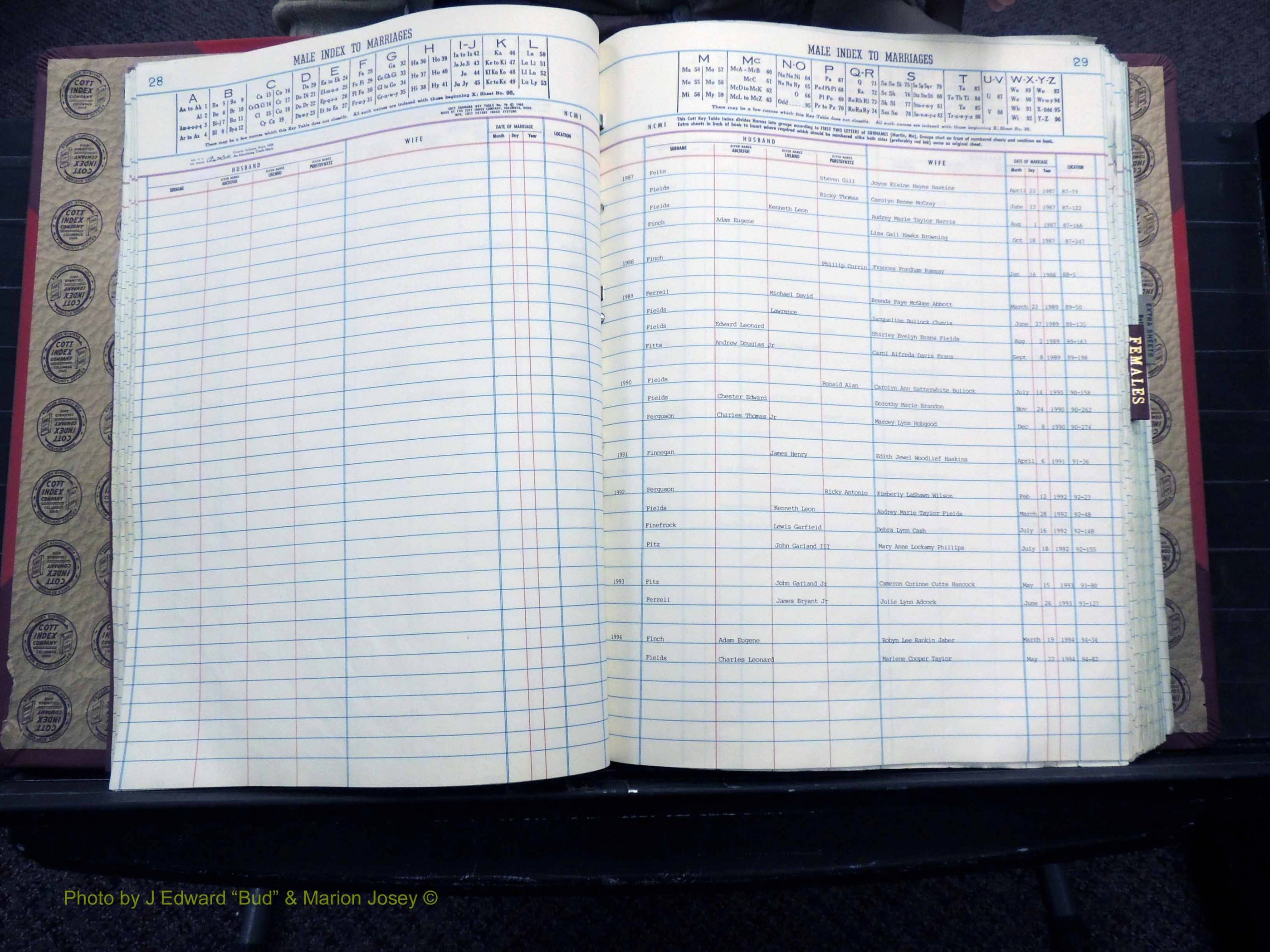 Granville Co, NC, Marriages, 1987-1994 (130).JPG