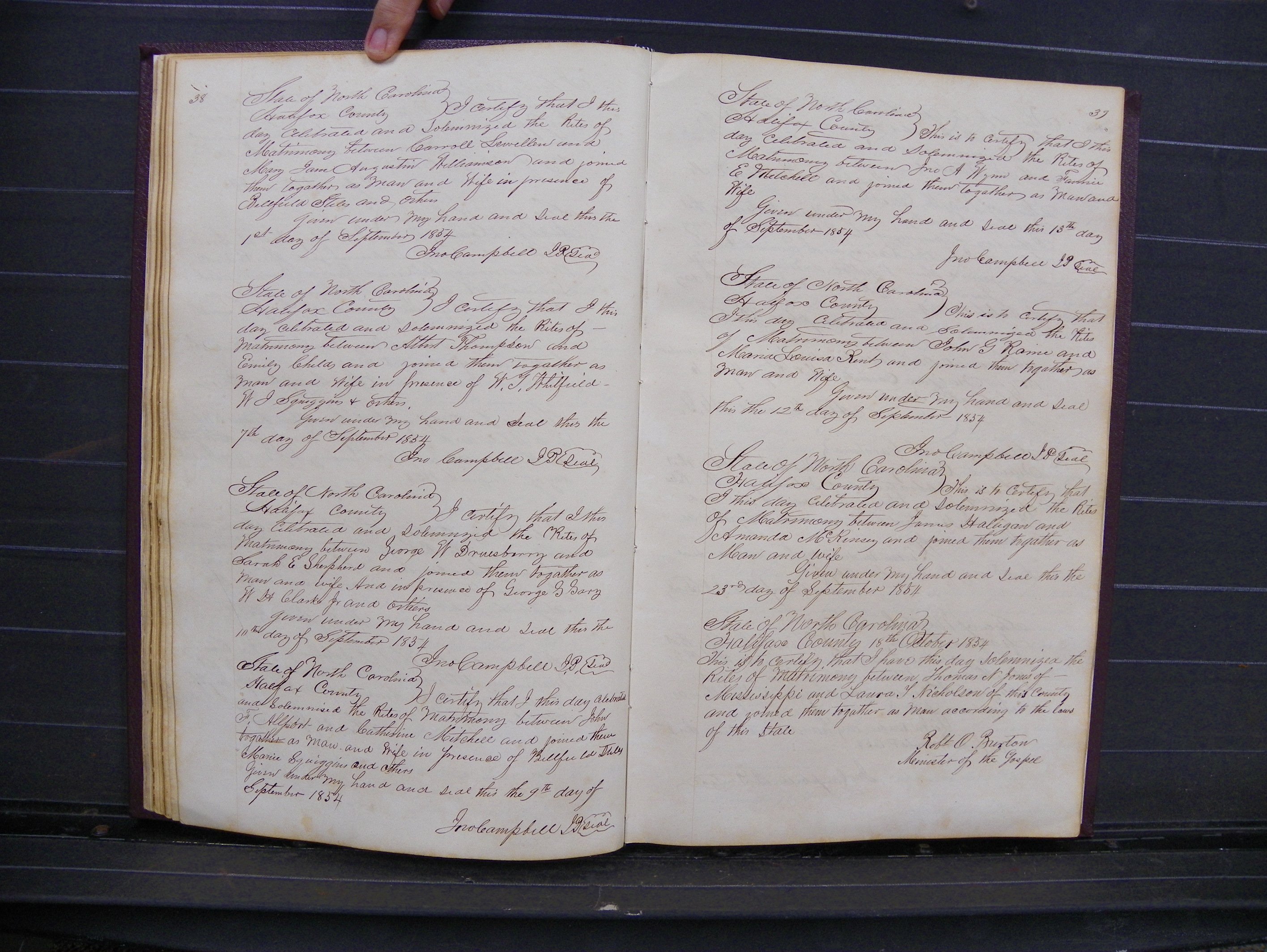 Halifax Marriage Index, 1851-1868 P 038-039.JPG