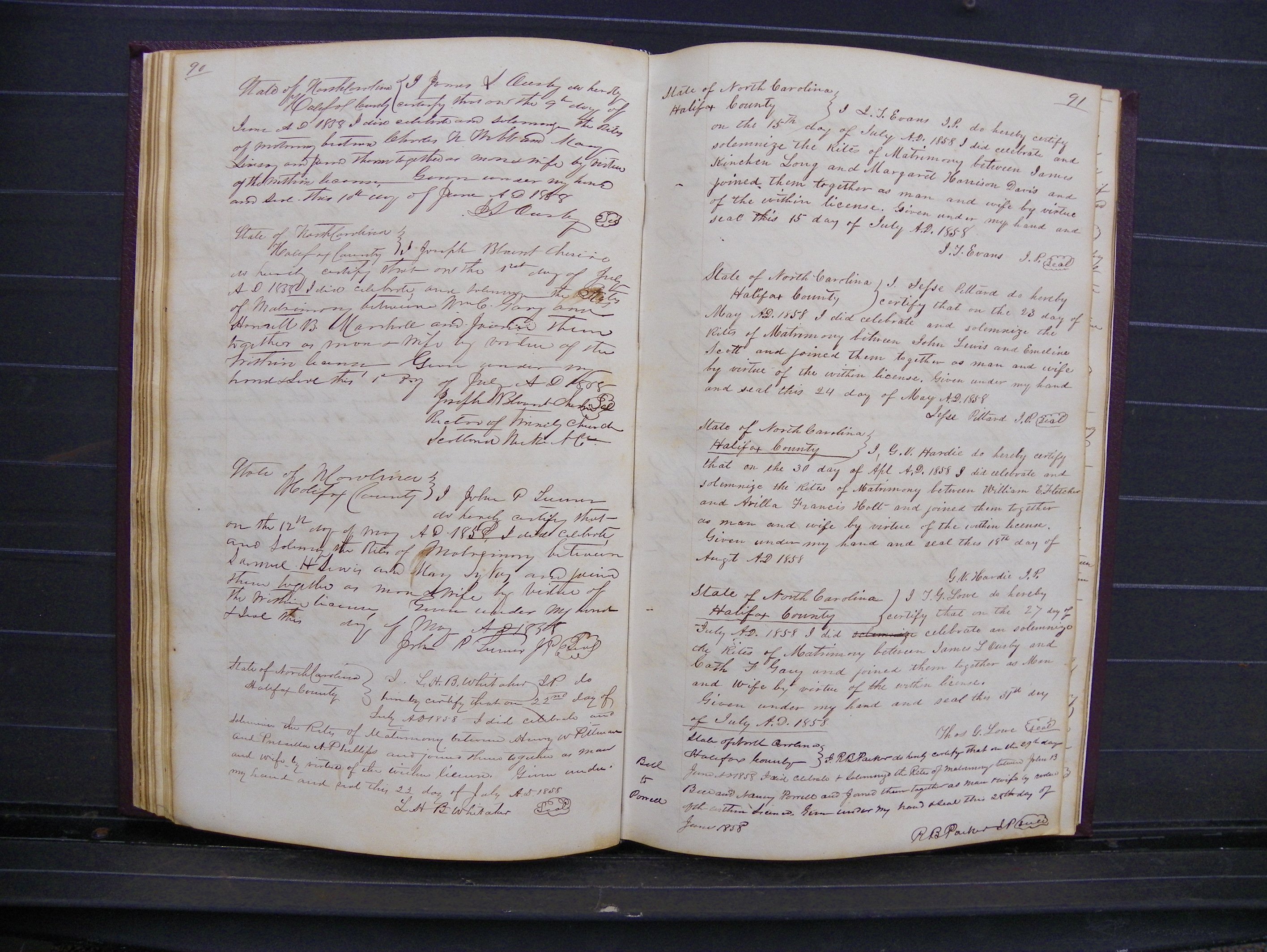 Halifax Marriage Index, 1851-1868 P 090-091.JPG