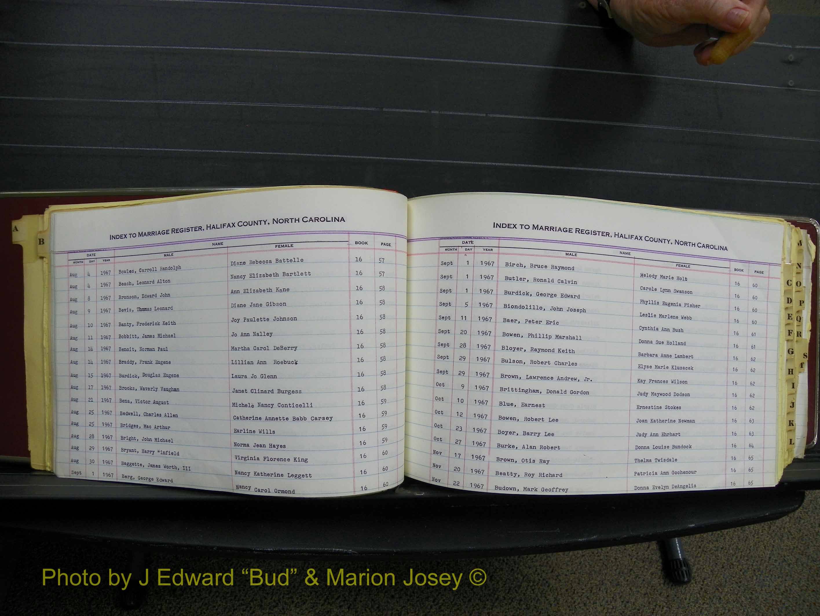 Halifax Marriage Index, 1963-1979 Index B15.JPG