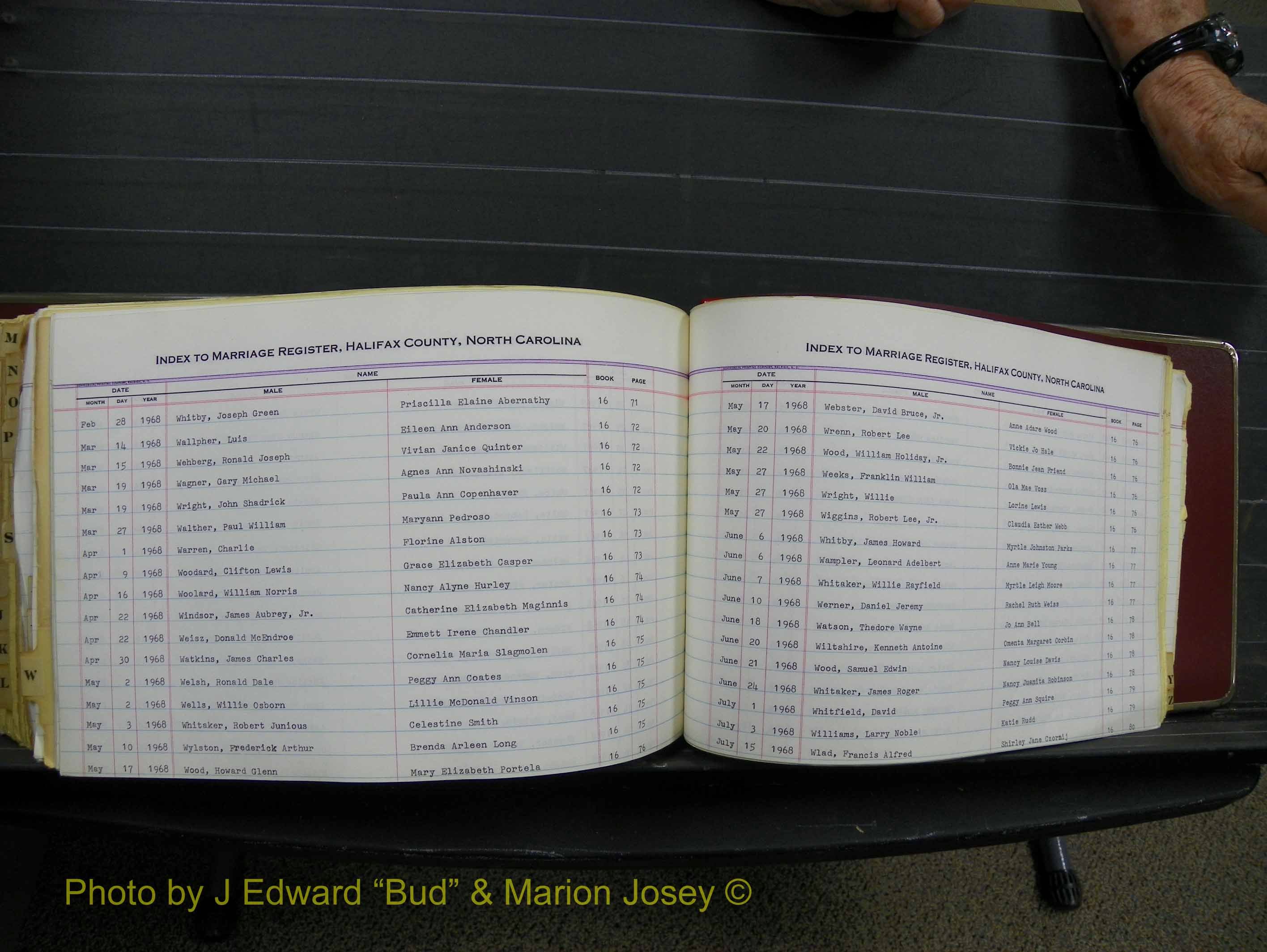 Halifax Marriage Index, 1963-1979 Index W11.JPG