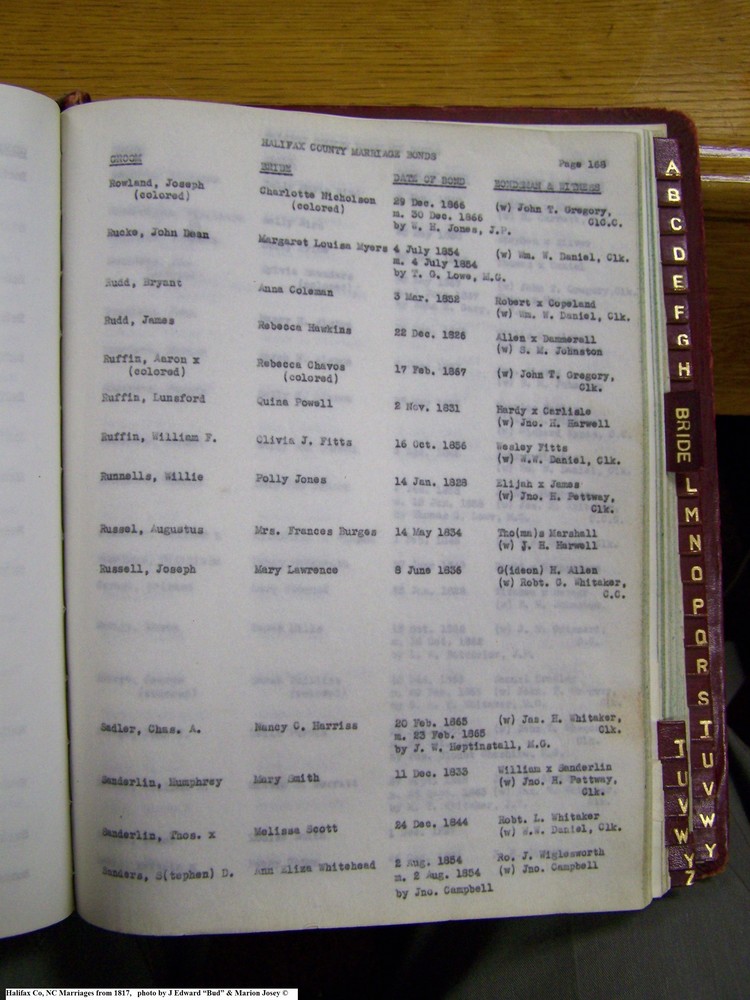 Index R-10 & S-1, pg 168, Halifax Co, NC, Marriage Bonds from 1817 182.jpg