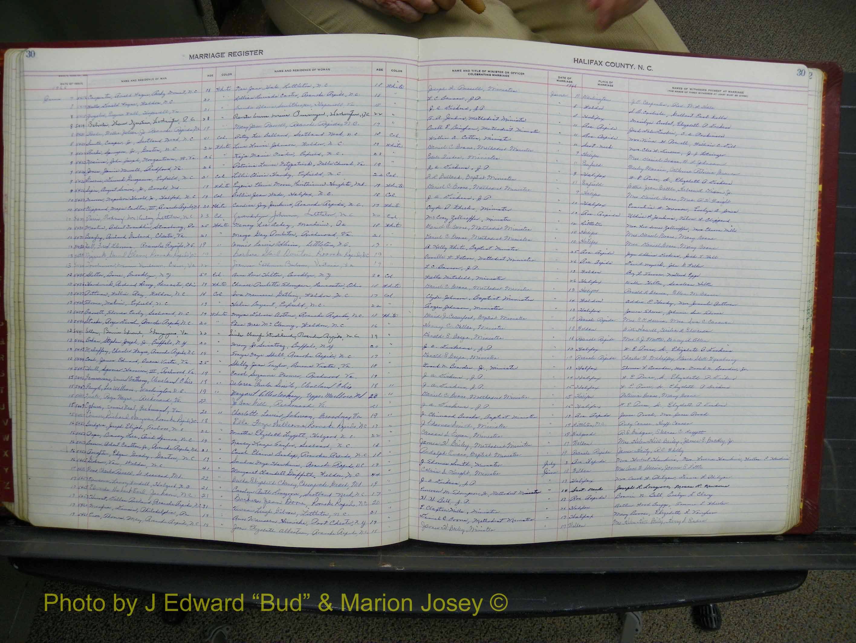Halifax Marriage Book 16, 1965-1969 P 030.JPG