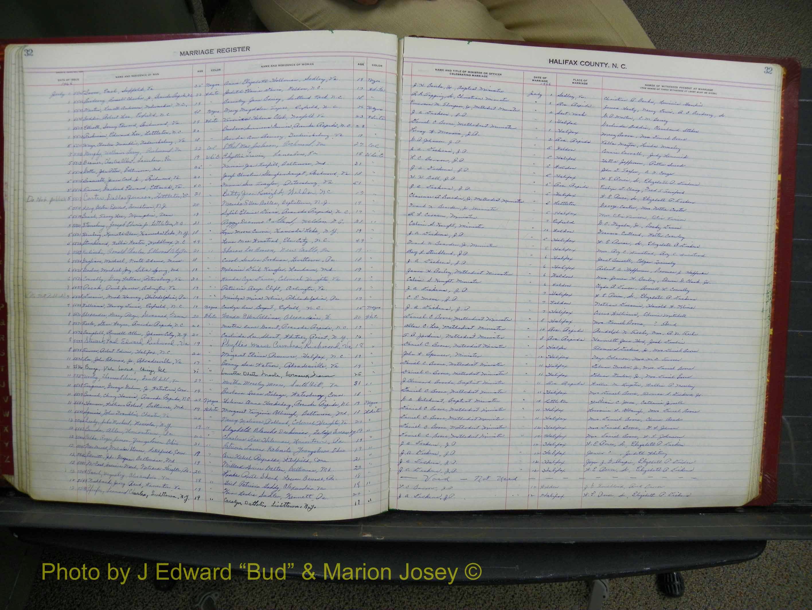Halifax Marriage Book 16, 1965-1969 P 032.JPG