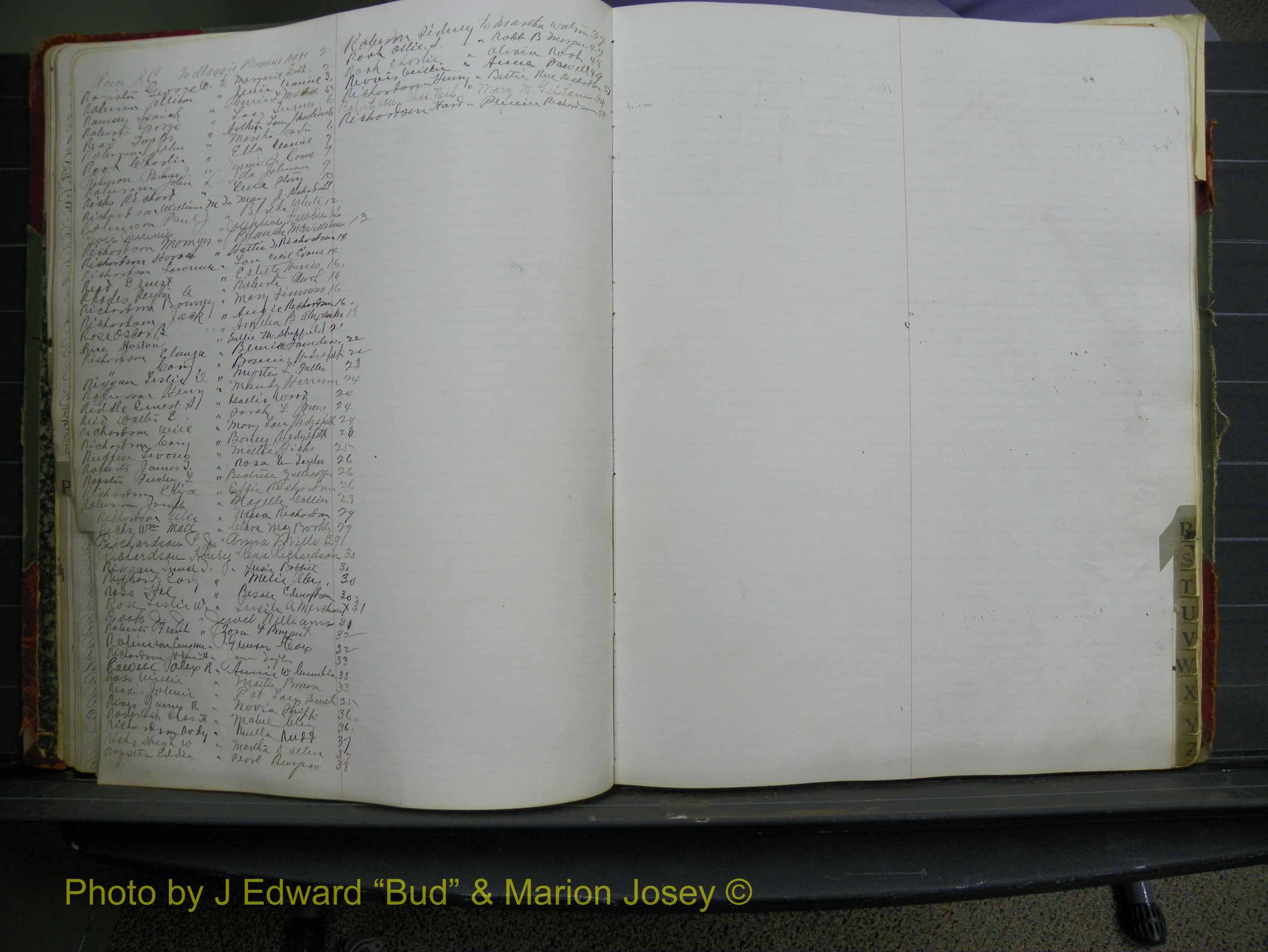 Halifax Marriage Book 9, 1918-1923 Index R.JPG