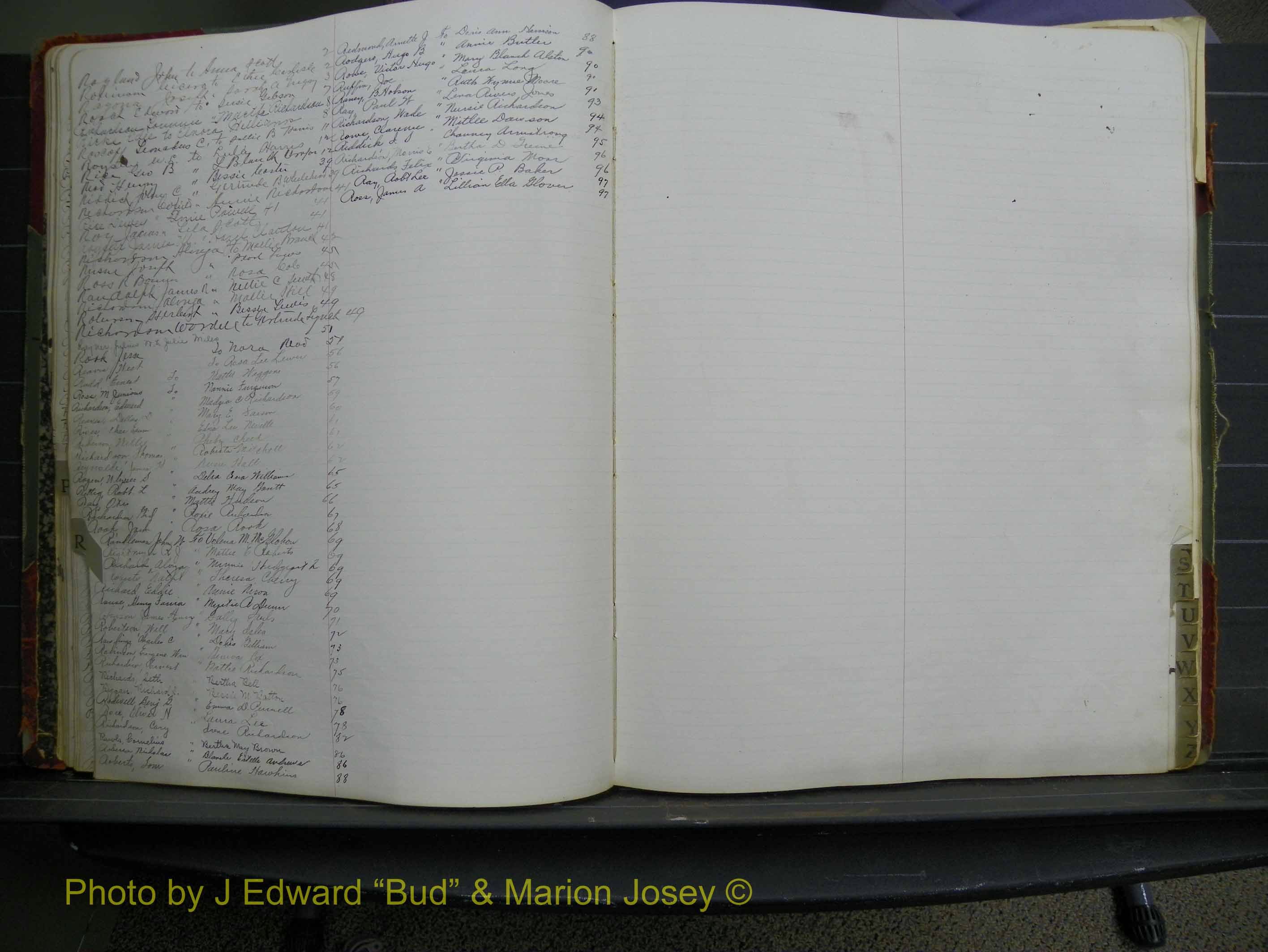 Halifax Marriage Book 9, 1918-1923 Index R2.JPG