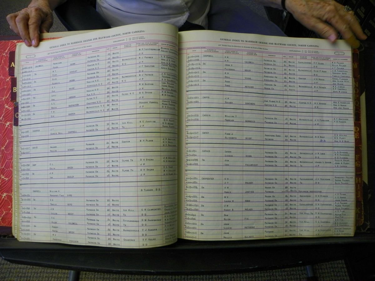 Haywood Marriage Index, 1850- A-E 1939-1978 030.JPG