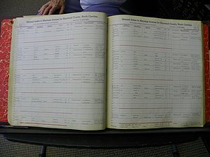 Haywood Marriage Index, 1850- A-E 1939-1978 285.JPG