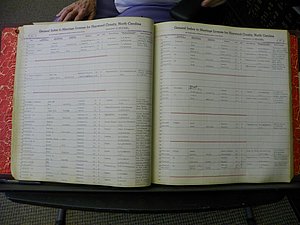 Haywood Marriage Index, 1850- A-E 1939-1978 286.JPG