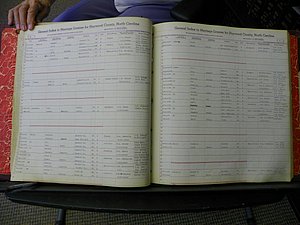 Haywood Marriage Index, 1850- A-E 1939-1978 294.JPG