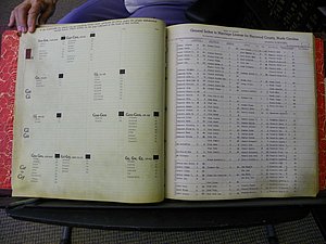 Haywood Marriage Index, 1850- A-E 1939-1978 302.JPG