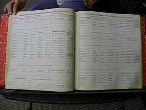 Haywood Marriage Index, 1850- A-E 1939-1978 307.JPG