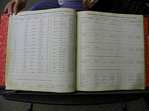 Haywood Marriage Index, 1850- A-E 1939-1978 309.JPG