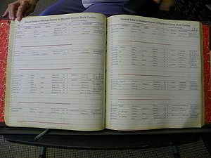 Haywood Marriage Index, 1850- A-E 1939-1978 316.JPG