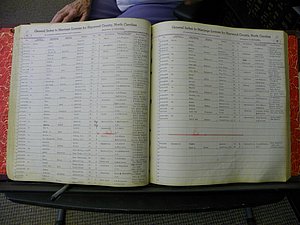 Haywood Marriage Index, 1850- A-E 1939-1978 318.JPG