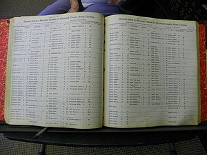 Haywood Marriage Index, 1850- A-E 1939-1978 322.JPG