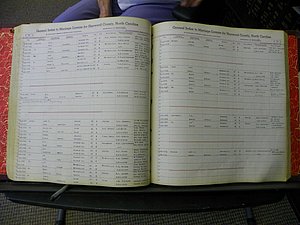 Haywood Marriage Index, 1850- A-E 1939-1978 328.JPG