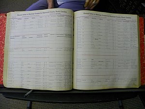 Haywood Marriage Index, 1850- A-E 1939-1978 329.JPG