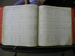Haywood Marriage Index, 1850- A-E 1939-1978 335.JPG