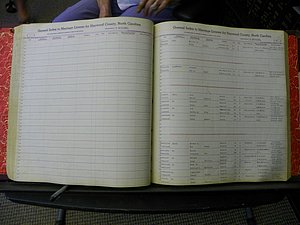 Haywood Marriage Index, 1850- A-E 1939-1978 337.JPG