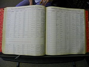 Haywood Marriage Index, 1850- A-E 1939-1978 340.JPG