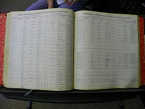 Haywood Marriage Index, 1850- A-E 1939-1978 342.JPG