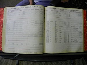 Haywood Marriage Index, 1850- A-E 1939-1978 347.JPG