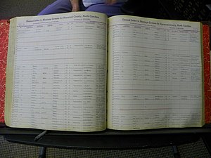 Haywood Marriage Index, 1850- A-E 1939-1978 348.JPG