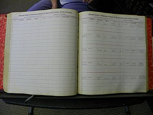 Haywood Marriage Index, 1850- A-E 1939-1978 349.JPG