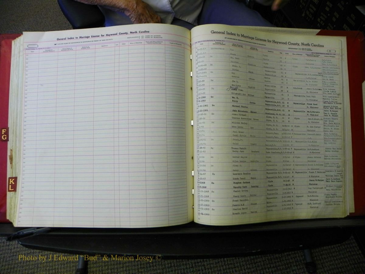 Haywood Marriage Index, F-Z, 1939- 1978 227.JPG