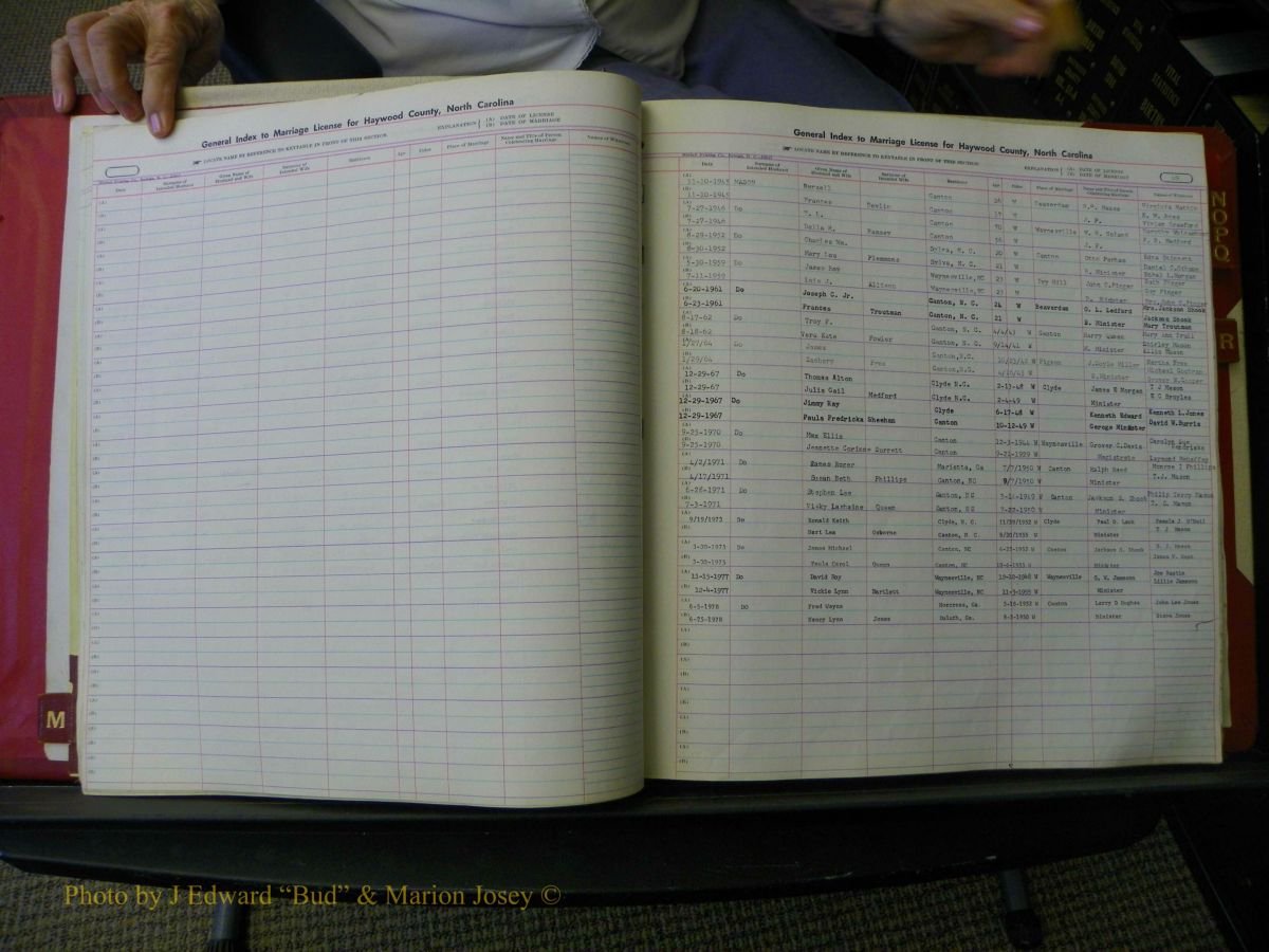 Haywood Marriage Index, F-Z, 1939- 1978 270.JPG