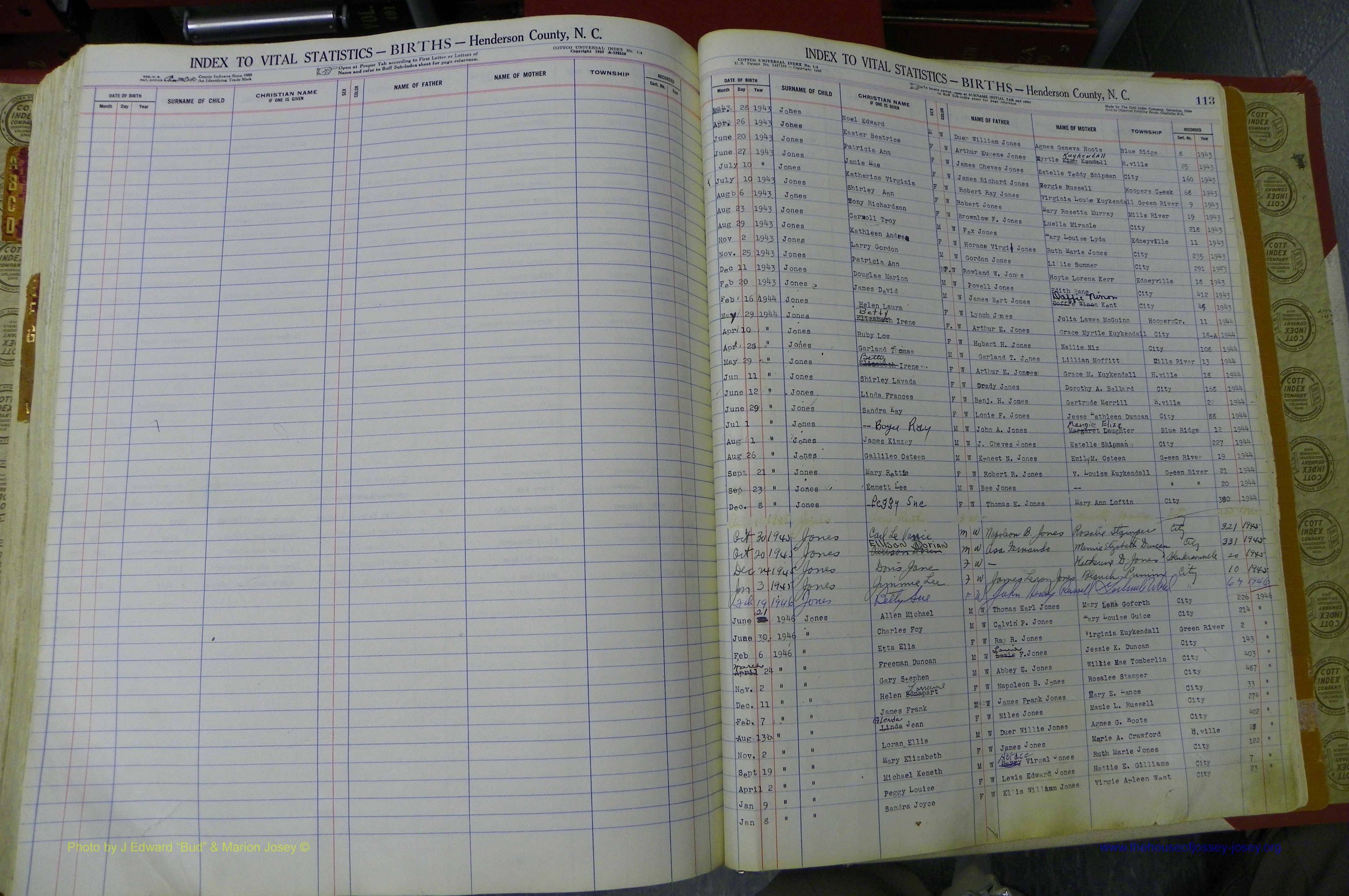 Henderson Co, NC, Births A - K, 1943 - 1981, (248).JPG