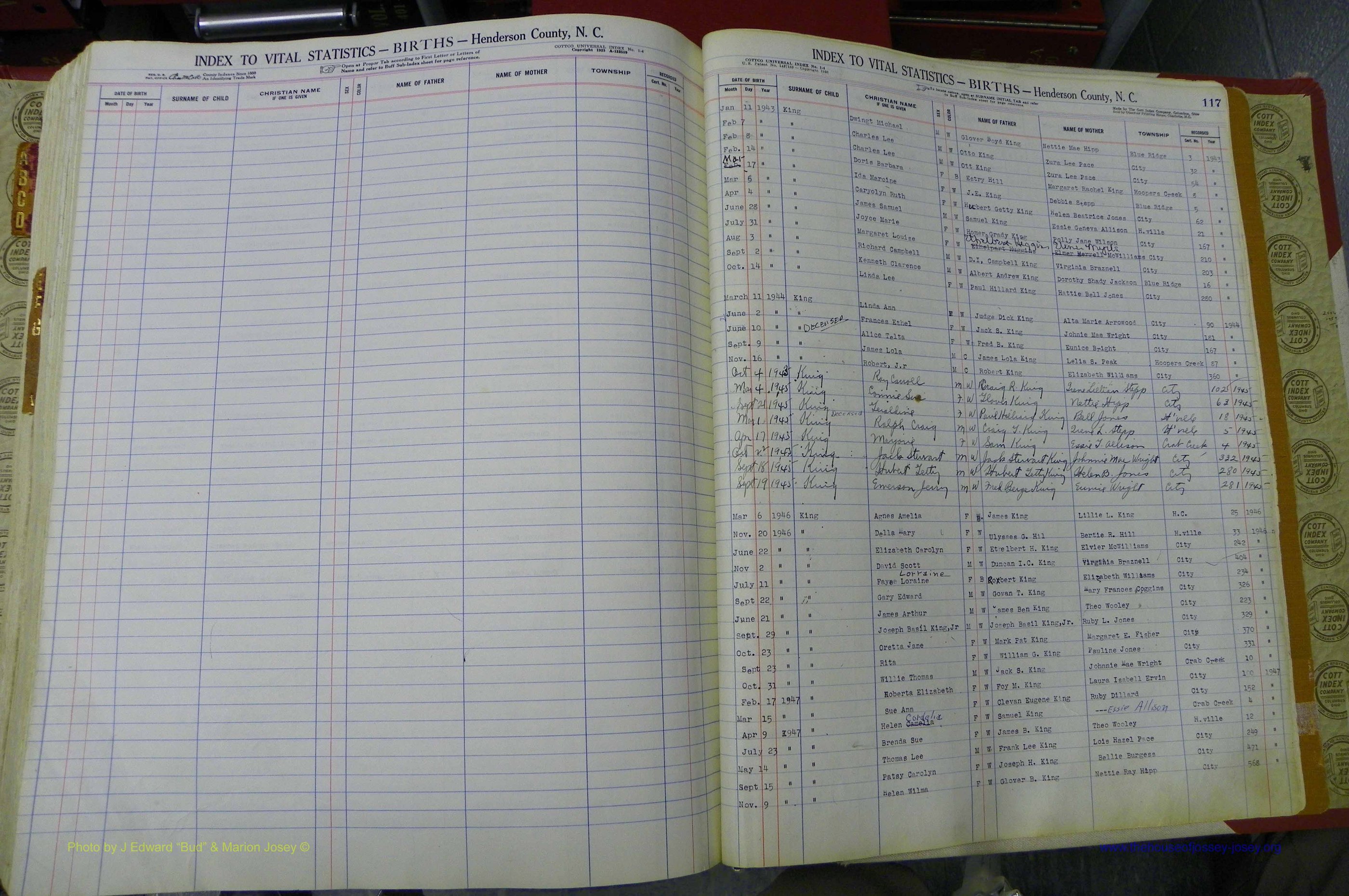 Henderson Co, NC, Births A - K, 1943 - 1981, (258).JPG