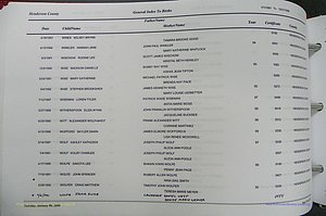 Henderson Co, NC, Births A - Z, 1991 - 1999, (517).JPG