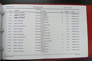 Henderson Co, NC, Births A - Z, 1991 - 1999, (520).JPG