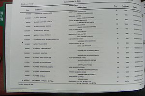 Henderson Co, NC, Births, A - Z, 2000 - 2010, (010).JPG