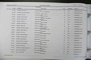 Henderson Co, NC, Death Index, 1991 -2008, (034).JPG