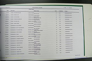 Henderson Co, NC, Death Index, 1991 -2008, (972).JPG