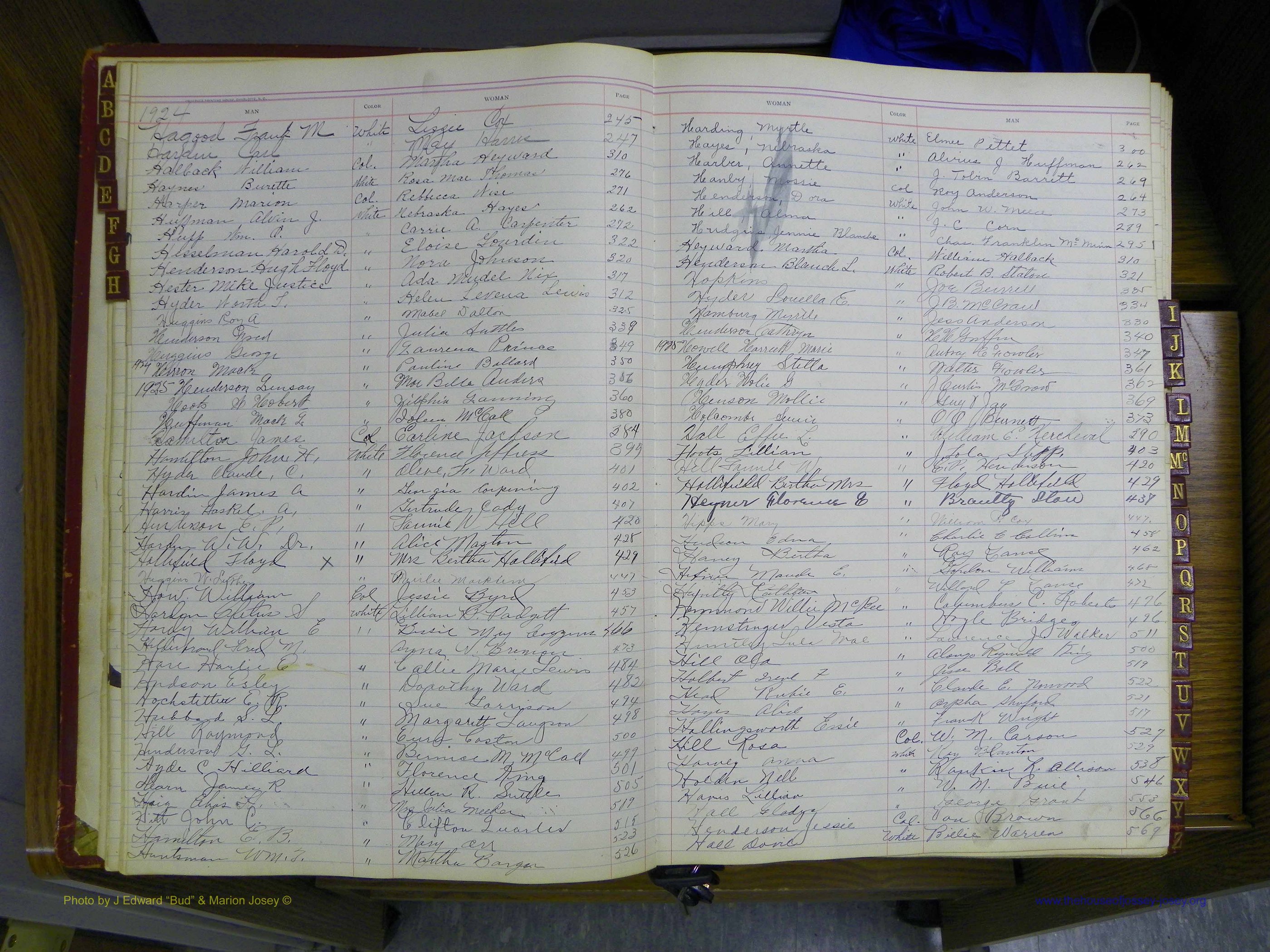 Henderson Co, NC, Marriages, 1921 - 1926, (018).JPG