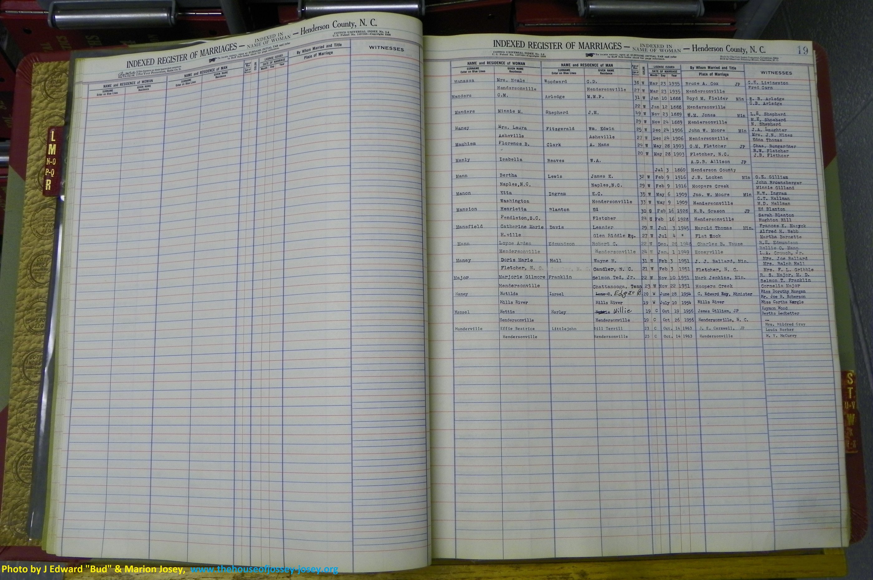 Henderson Co, NC, Marriages Female, L - Z, 1851 to 1963, (018).JPG