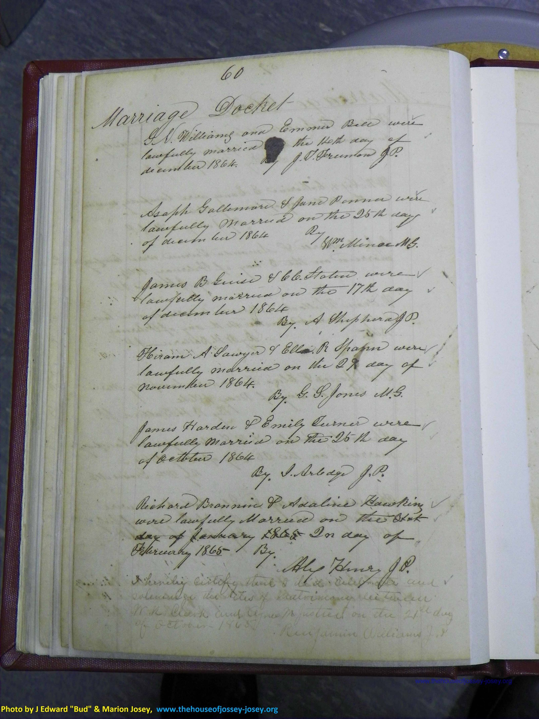 Henderson County, NC, Marriages 1851 - 1872, (086).JPG