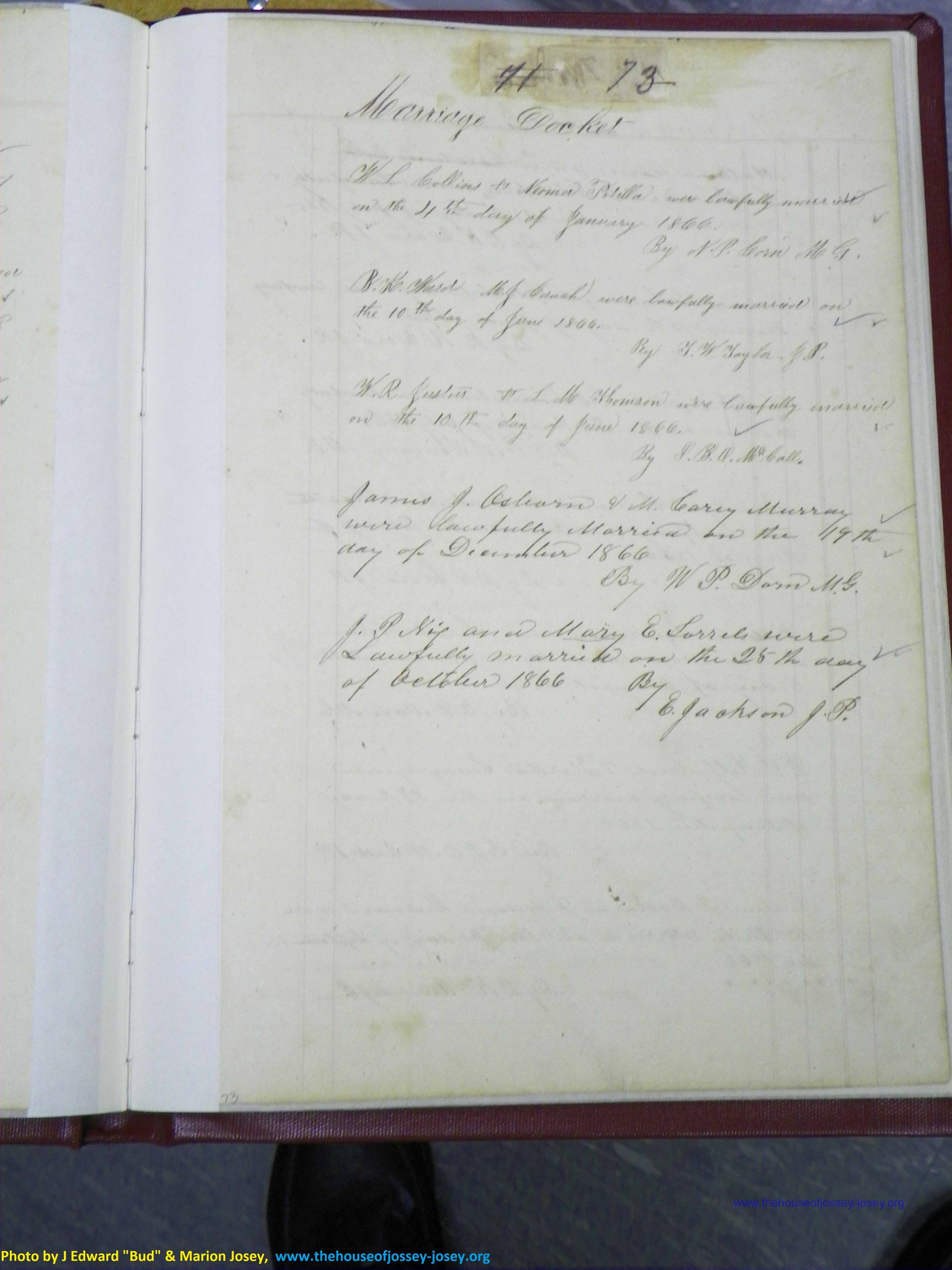 Henderson County, NC, Marriages 1851 - 1872, (099).JPG