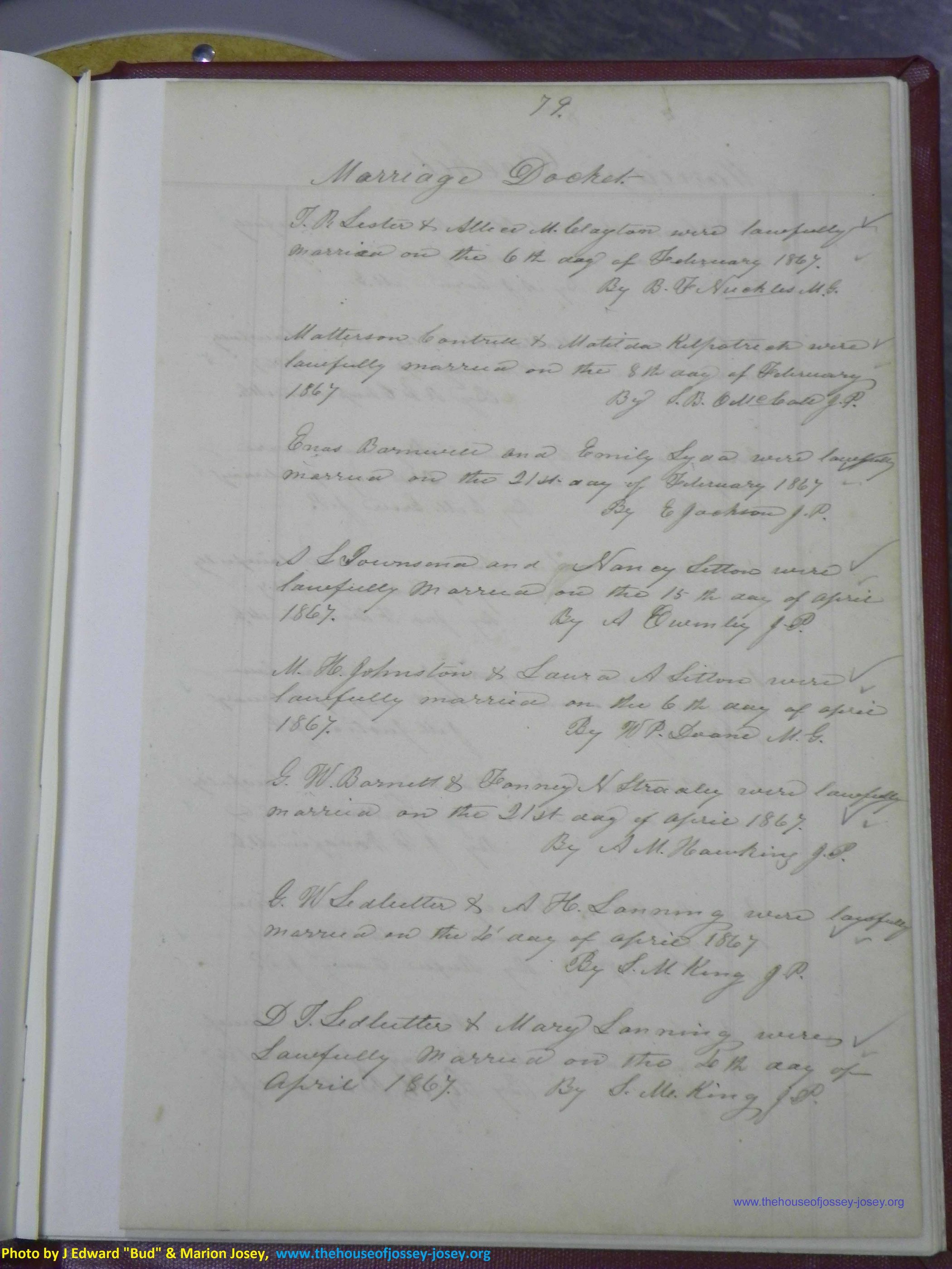 Henderson County, NC, Marriages 1851 - 1872, (106).JPG
