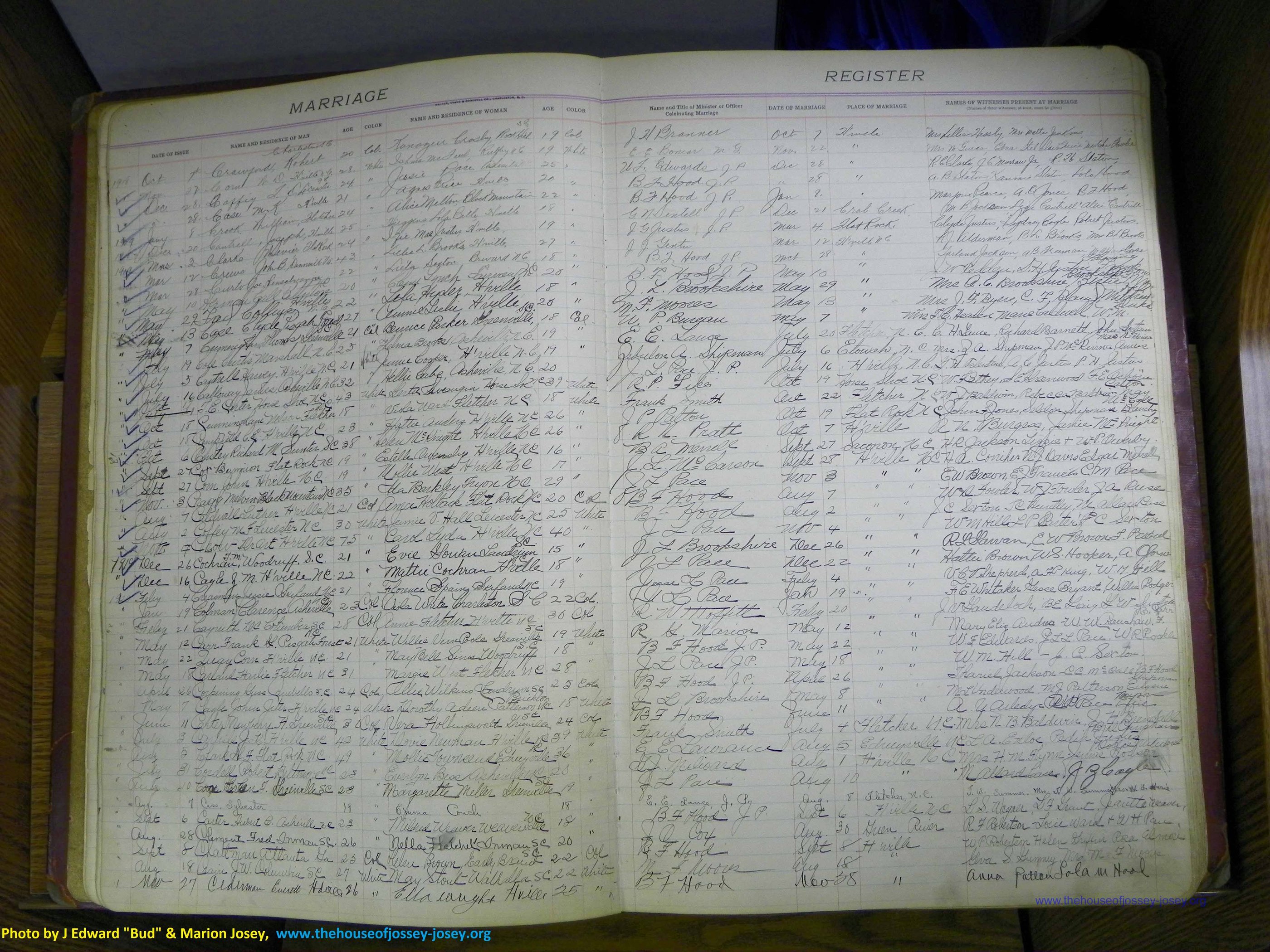Henderson Co, NC, Marriages 1909 - 1916, (57).JPG