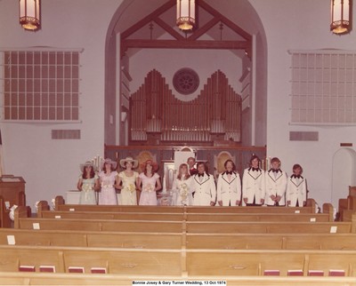 A, Bonnie Josey & Gary Turner Wedding, 13 Oct 1974.jpg