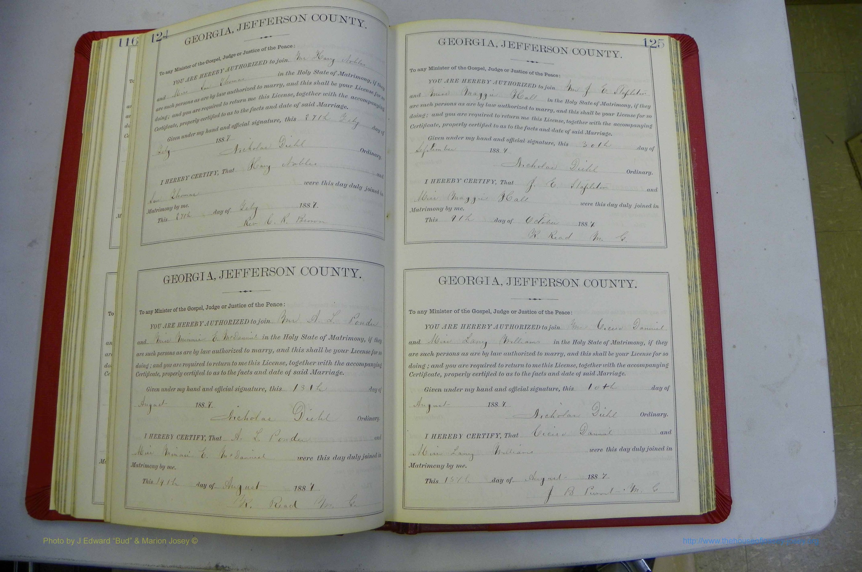 Jefferson Co, GA, Marriages Book 2A, 1880 - 1891, White (89).JPG
