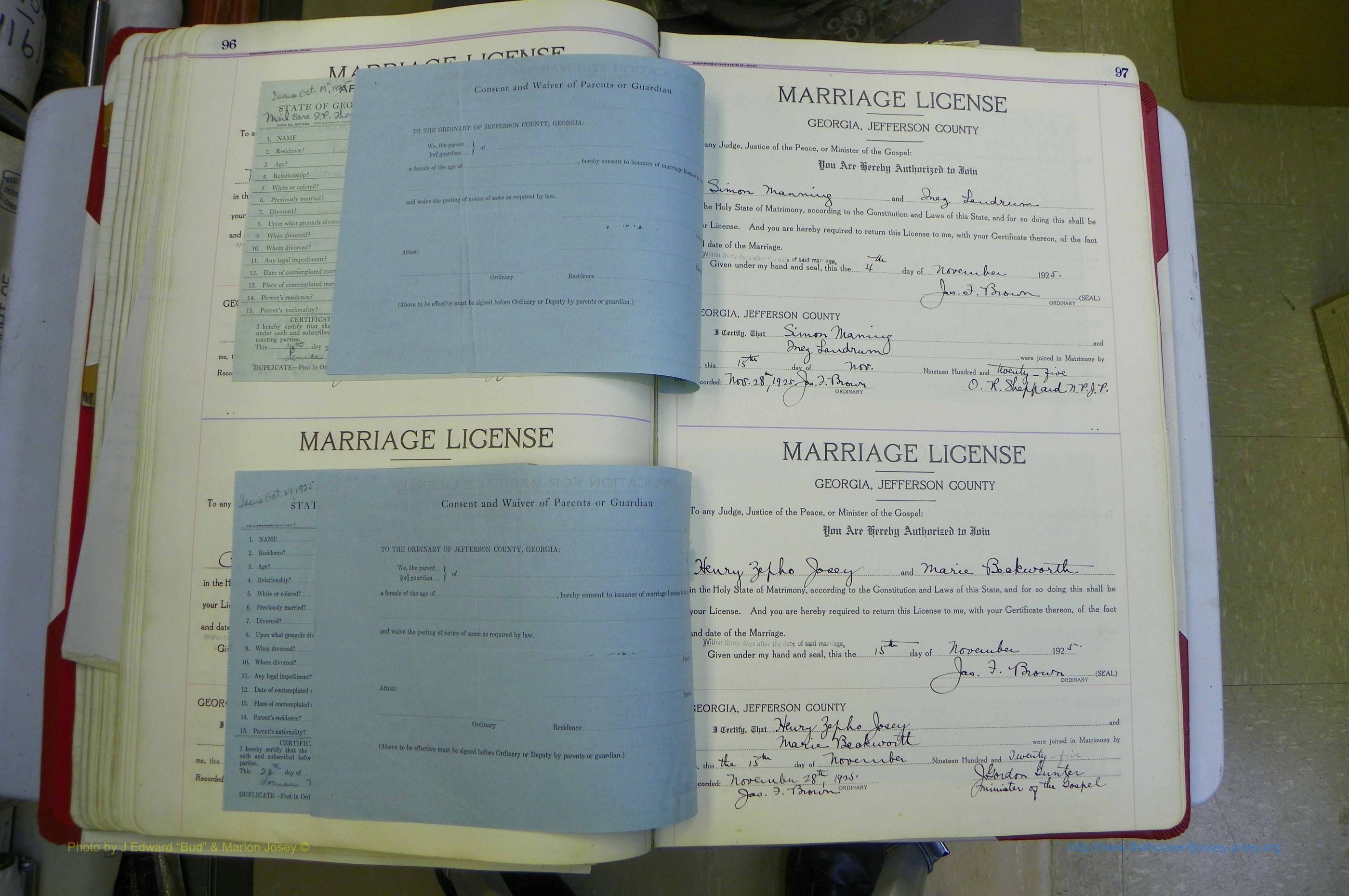 Jefferson Co, GA, Marriages Book C, 1922 - 1941, White (109).JPG